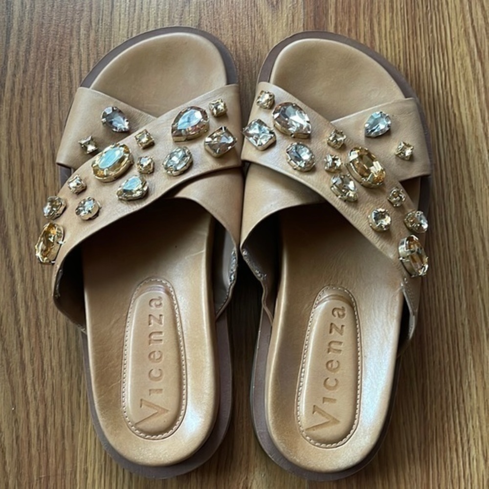 Free People Rock Candy Embellished Sandals. - Picture 2 of 4